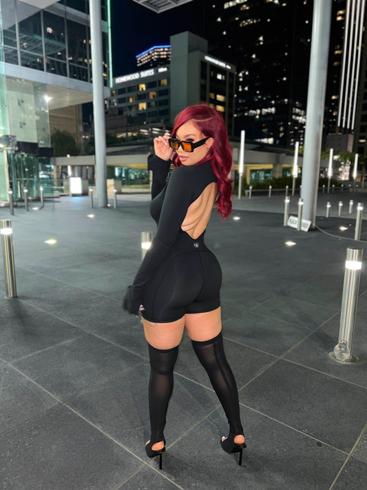 Back Out Active Romper