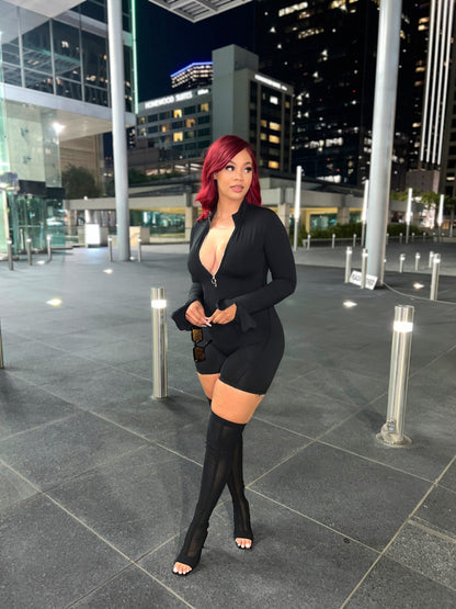 Back Out Active Romper