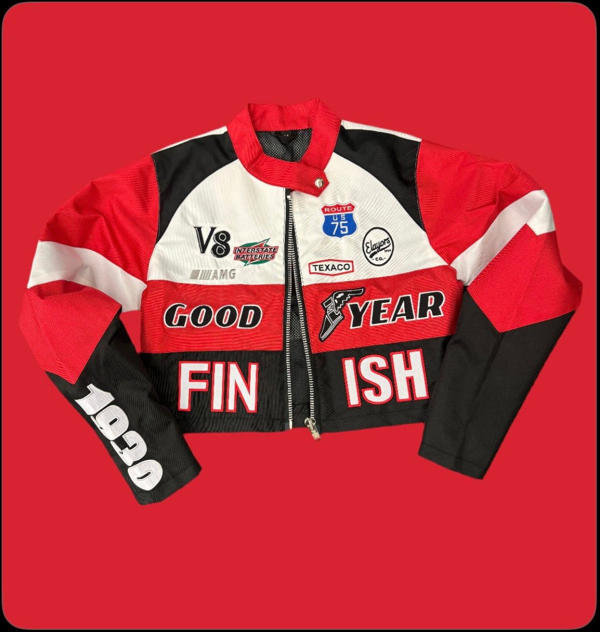 Elayor Biker Jacket (red)