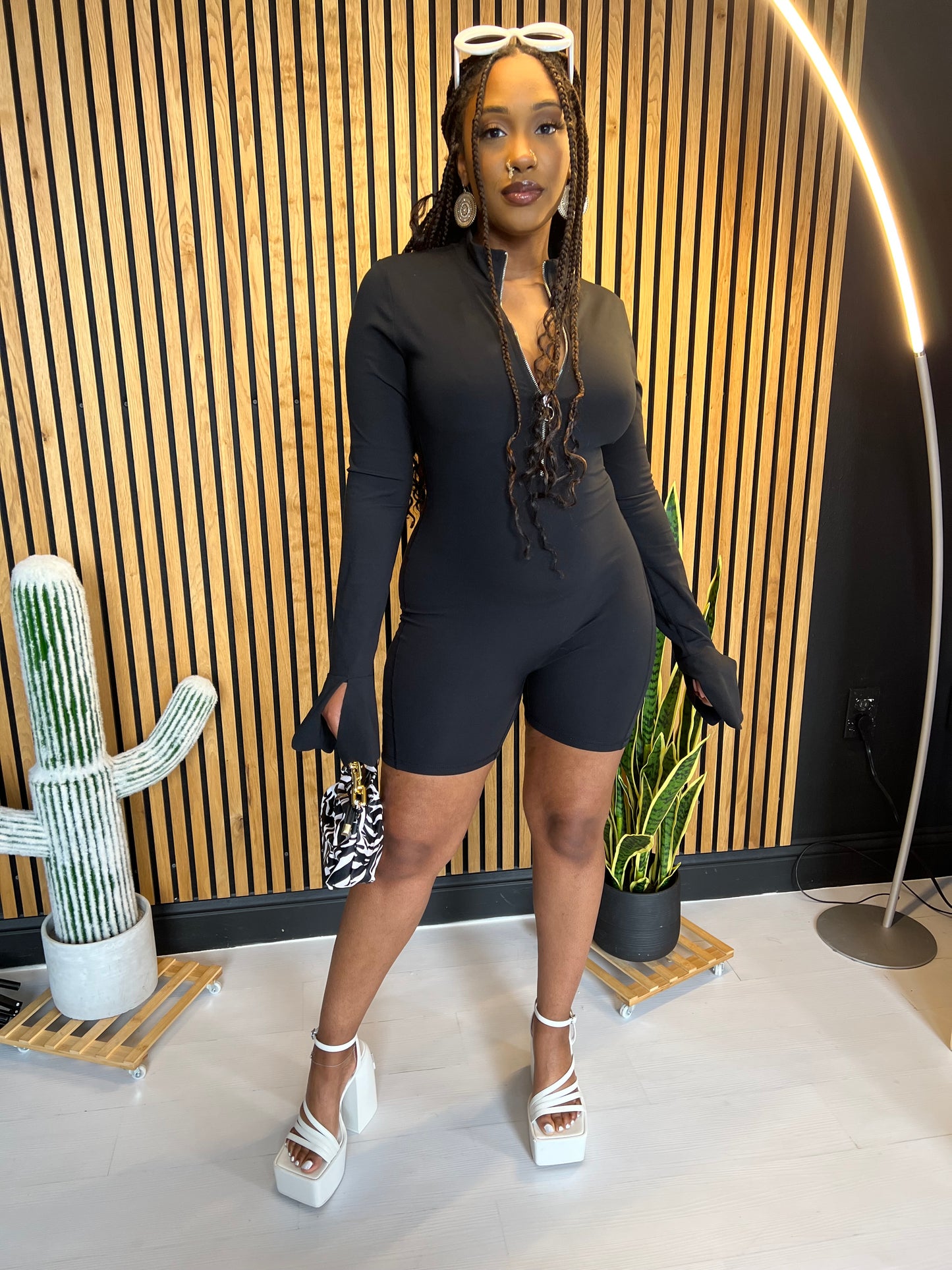 Back Out Active Romper