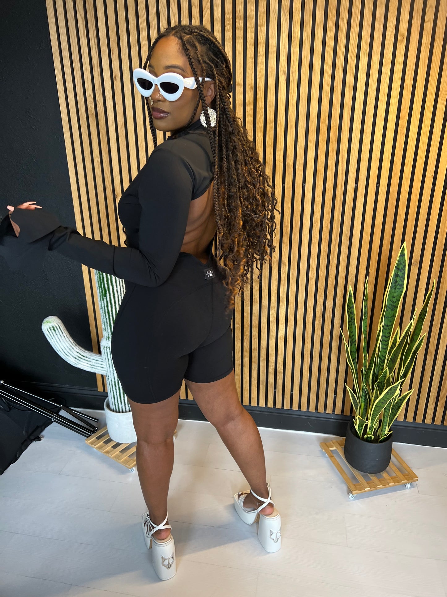 Back Out Active Romper